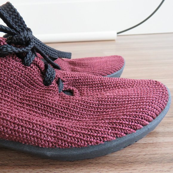 ARCOPEDICO LS Knit Sneaker Walkings Shoes in Bordeaux - Size EU 36 / US 5.5 - Picture 6 of 14